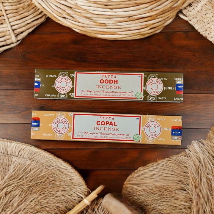 Capricorn Zodiac Incense Set – Copal &amp; Oodh for Focus &amp; Discipline