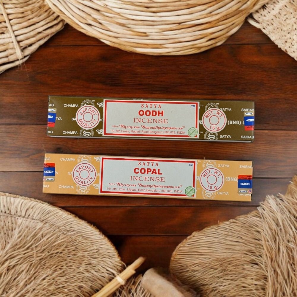 Capricorn Zodiac Incense Set – Copal & Oodh for Focus & Discipline