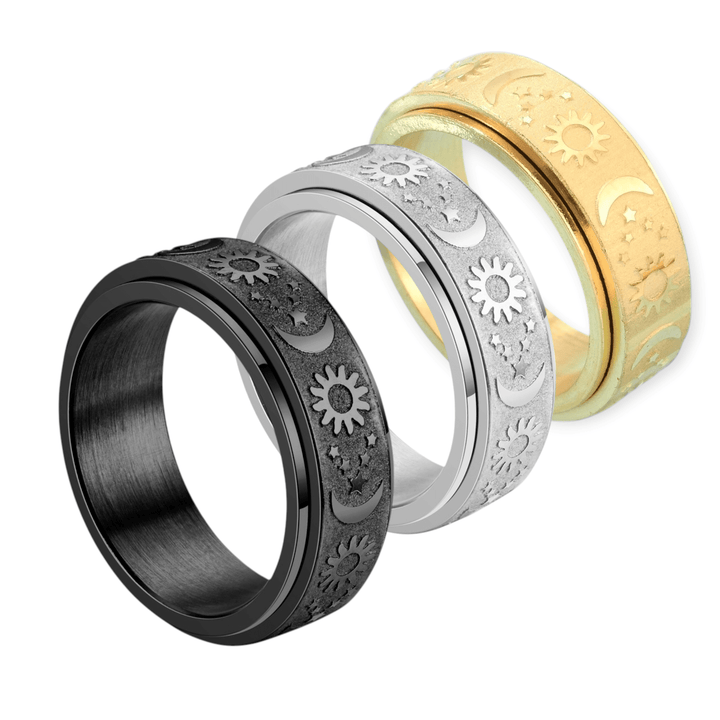 Anxiety relief spinner ring available at zen collection metaphysical store. Shop in-store or online now