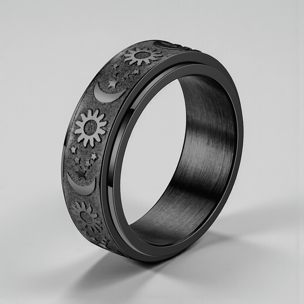Anxiety relief spinner ring available at zen collection metaphysical store. Shop in-store or online now