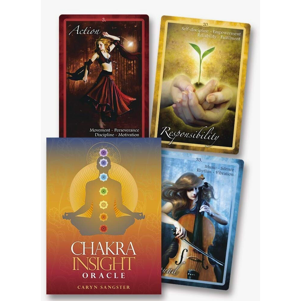 Chakra Insight Oracle Deck - 49 Cards for Chakra Healing