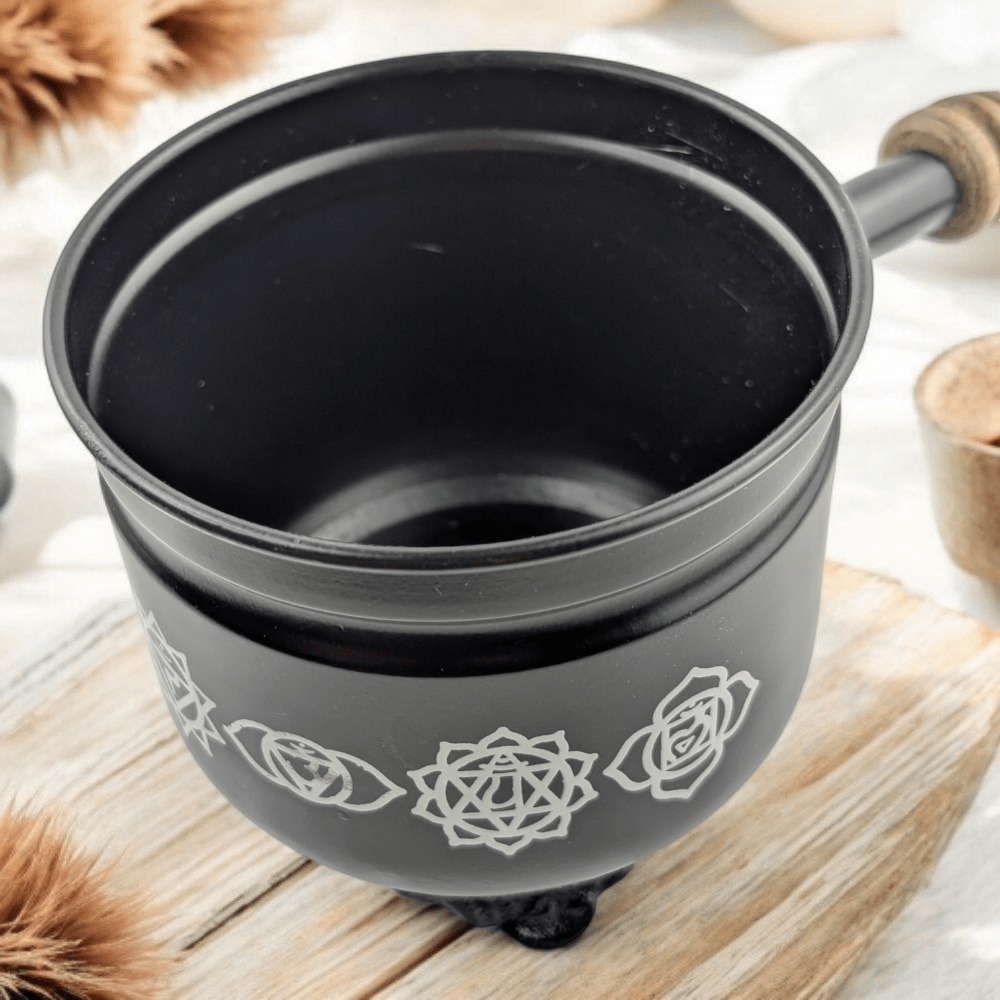 Smudge pot for cones, herbs, and charcoal

