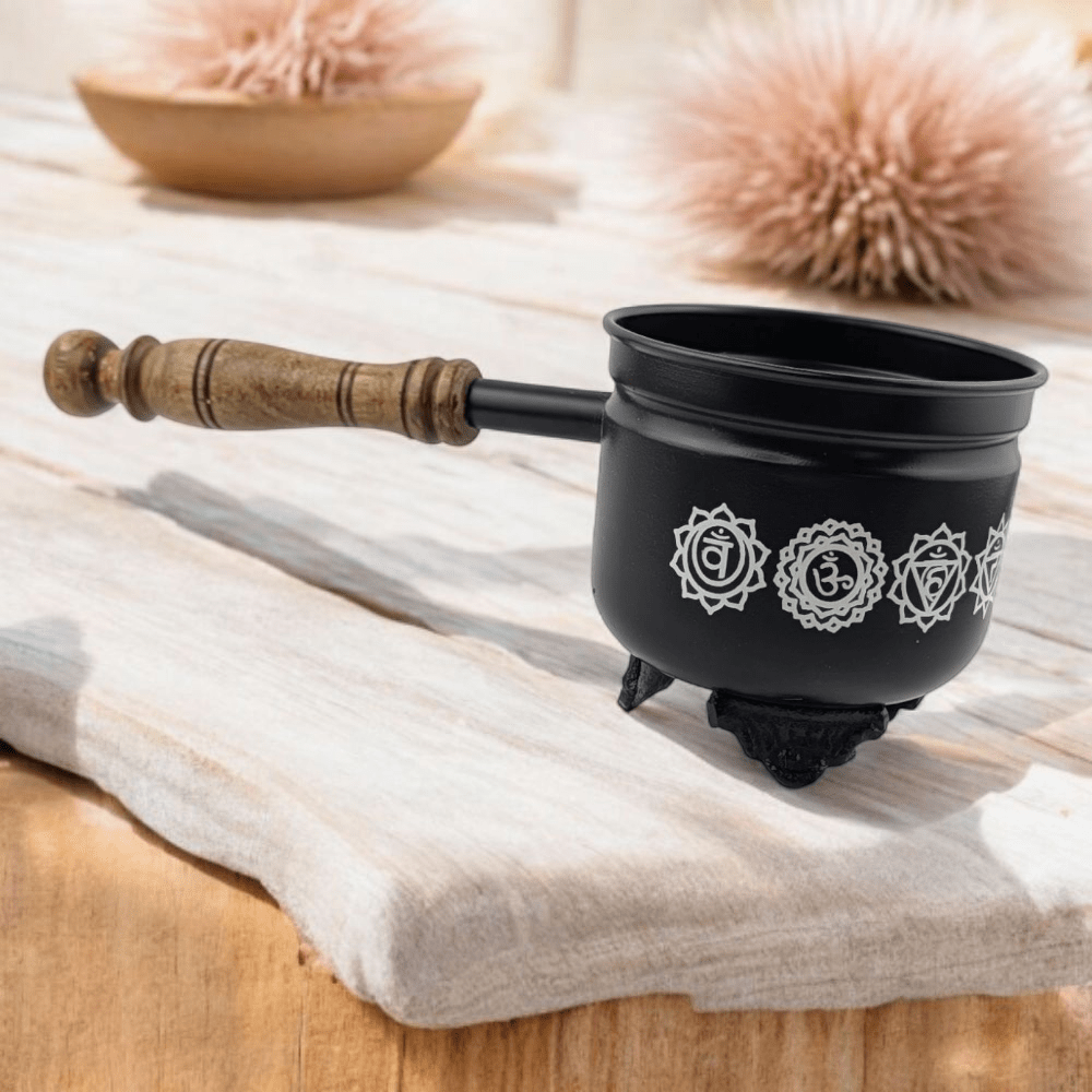 Ritual bowl with chakra design