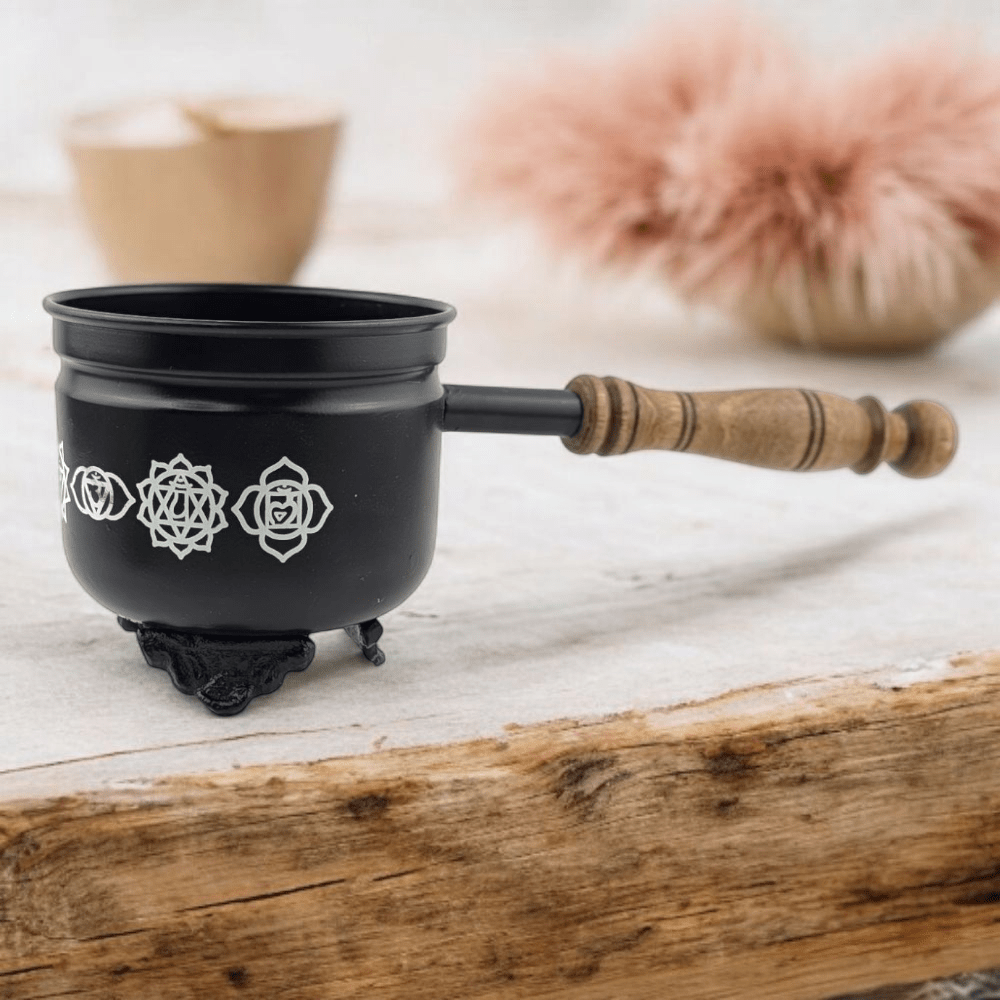 Metal incense holder for altar or travel