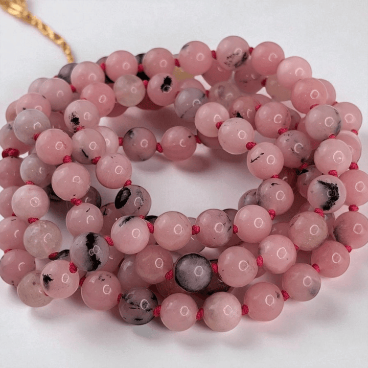cherry blossom crystal mala 8mm available at Zen Collection Metaphysical Store Canada