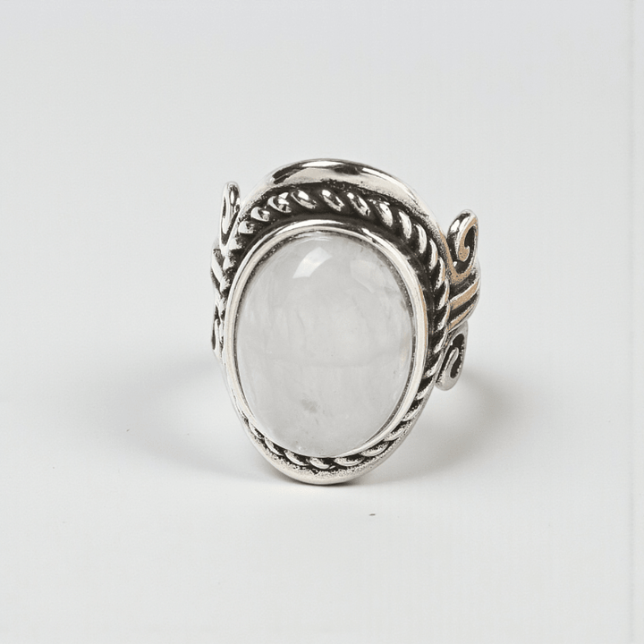Chunky Clear Quartz crystal ring for clarity and complete Chakra  balance and alignment. Shop In-store or Online Now with Zen Collection Metaphysical Store 