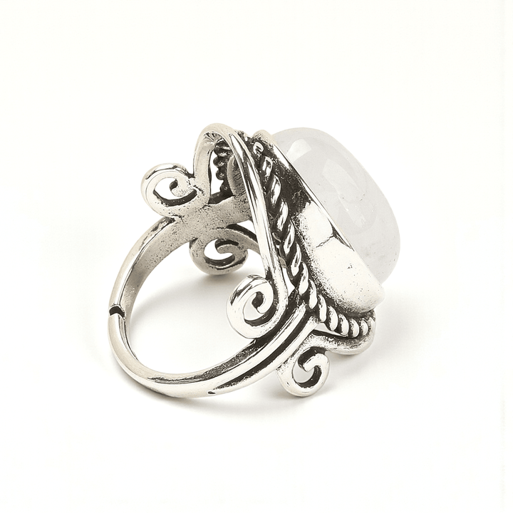 Chunky Clear Quartz crystal ring for clarity and complete Chakra  balance and alignment. Shop In-store or Online Now with Zen Collection Metaphysical Store 