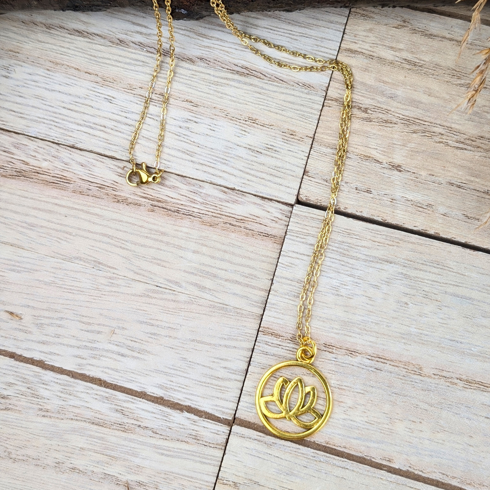 Close-up of the Circle of Hope Pendant Necklace symbolizing growth and renewal.