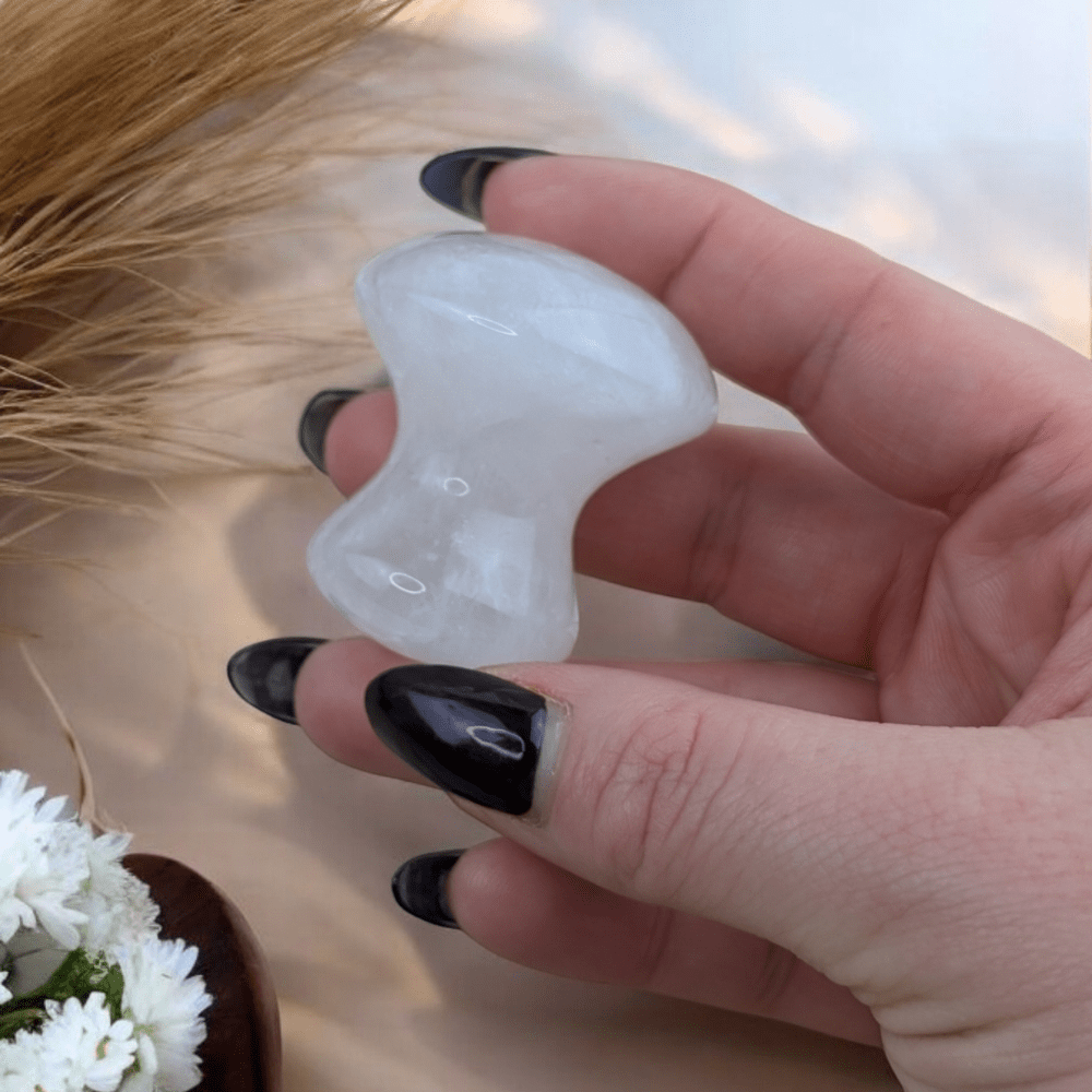 Clear Quartz Personal Massager for energy balance