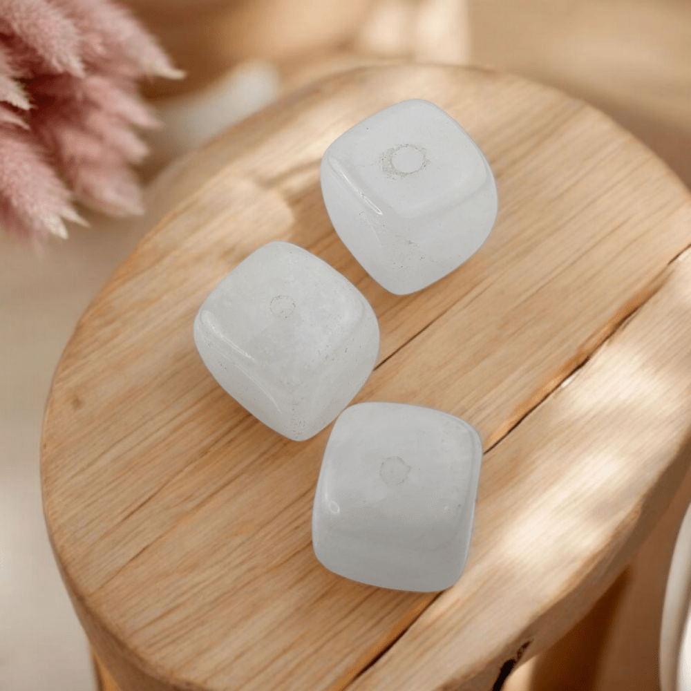Minimalist crystal incense cube for rituals