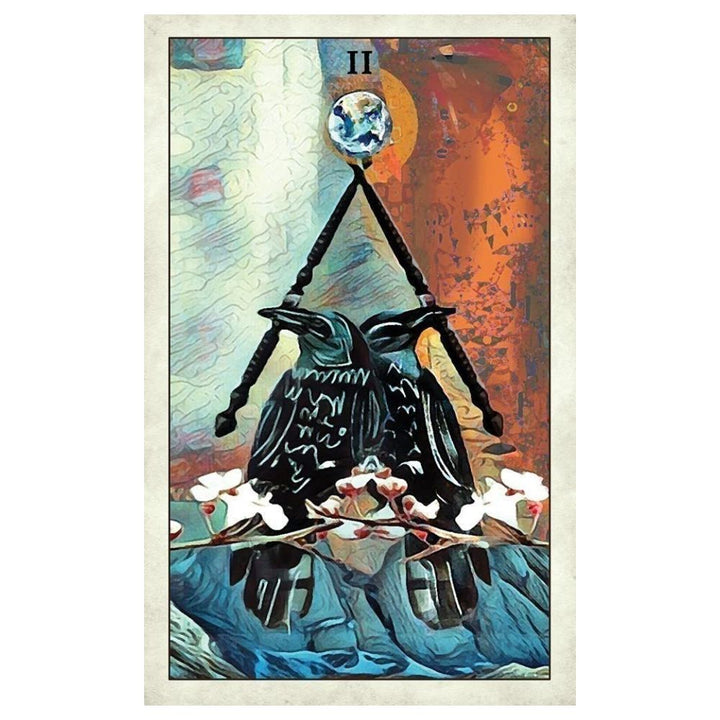 Crow Tarot Deck - 78 Cards Inspired by Crows and Ravens available at zen collection metaphysical stores