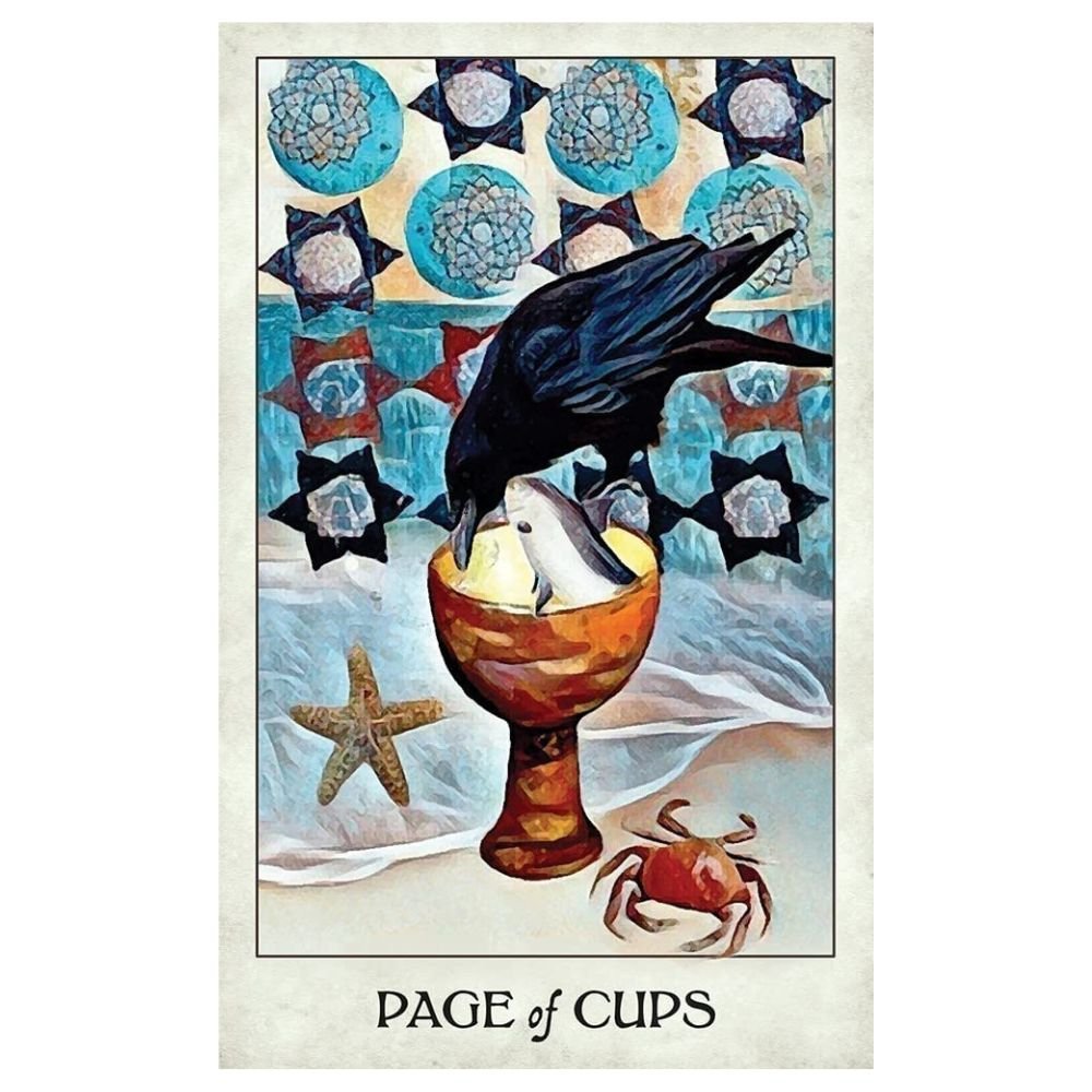 Crow Tarot Deck - 78 Cards Inspired by Crows and Ravens available at zen collection metaphysical stores