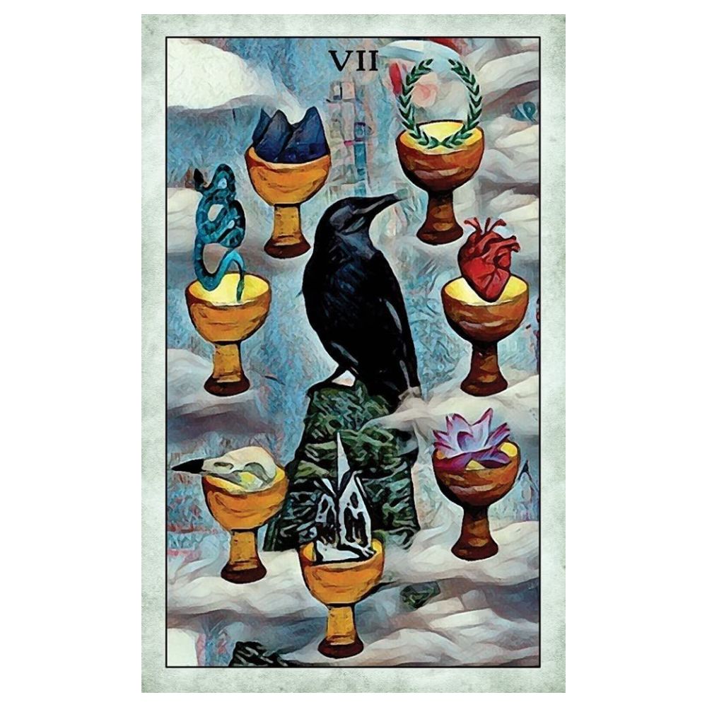 Crow Tarot Deck - 78 Cards Inspired by Crows and Ravens available at zen collection metaphysical stores