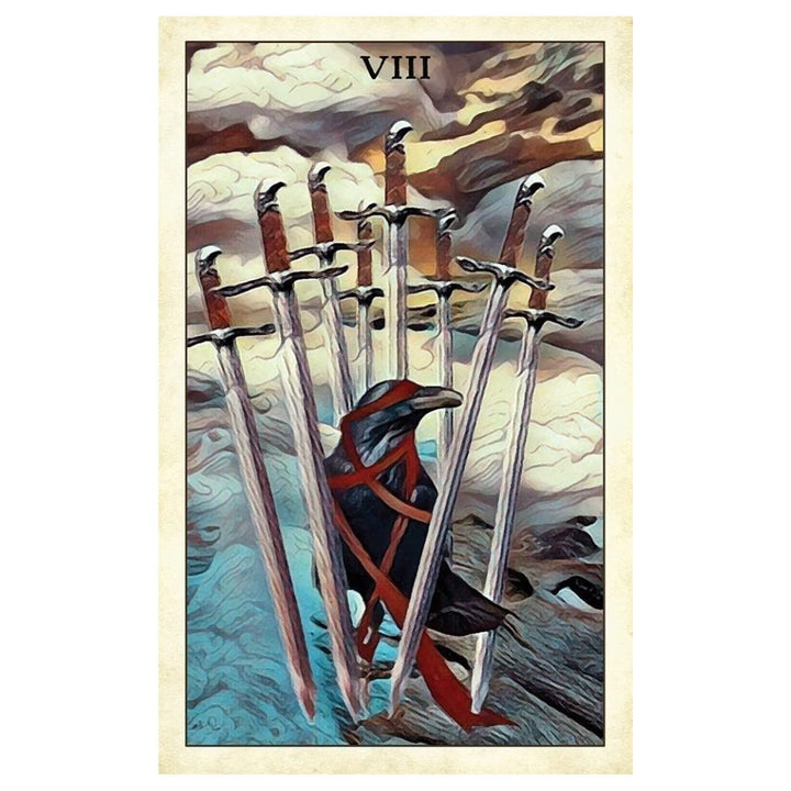 Crow Tarot Deck - 78 Cards Inspired by Crows and Ravens available at zen collection metaphysical stores