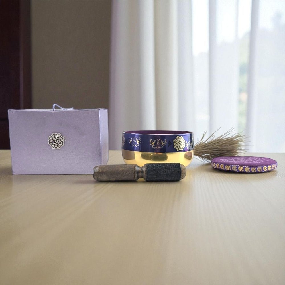 Crown Chakra singing bowl for intuition and spiritual clarity available at a crystal store near me in Barrie