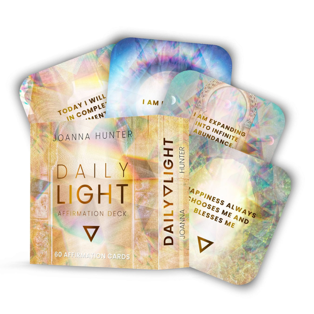 Daily Light Affirmation Deck - 60 Inspirational Quote Cards