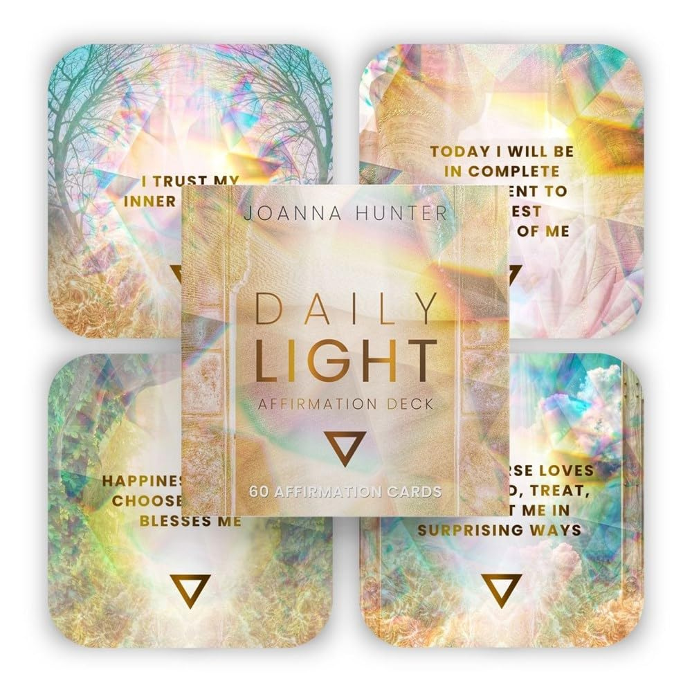 Joanna Hunter Daily Light Affirmation Deck for Positive Growth