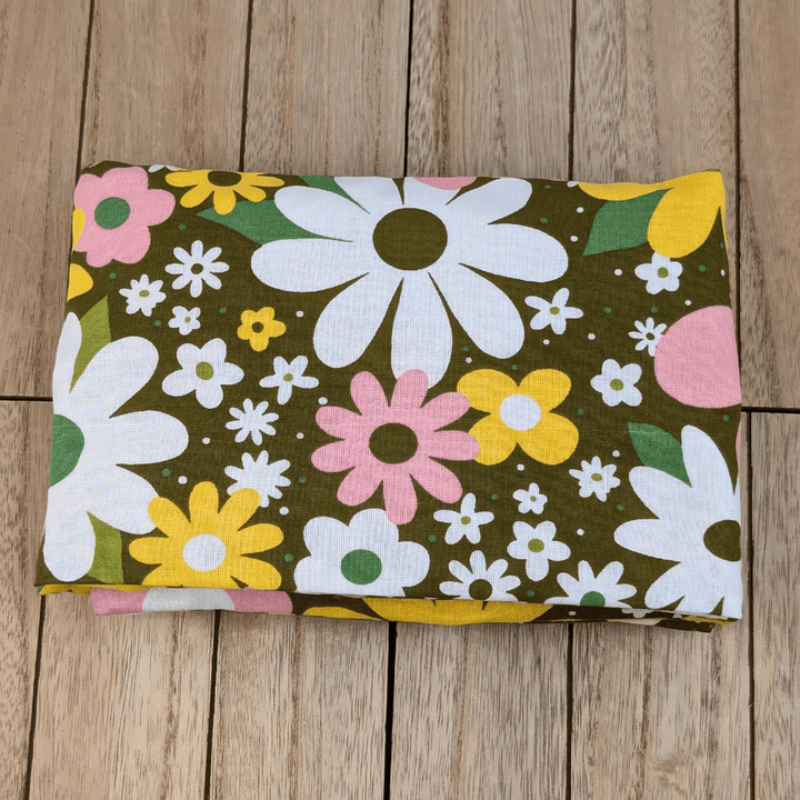 Floral eye pillow for meditation, yoga, and sleep