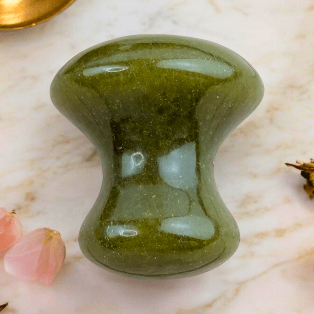 Sensual wellness and relaxation with Dark Green Jade personal massager