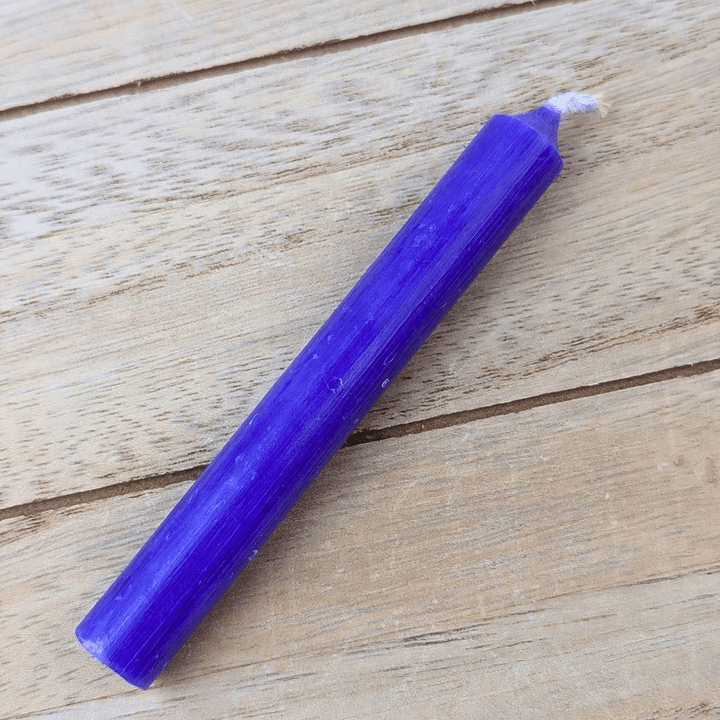 Violet mini spell candles for spiritual transformation