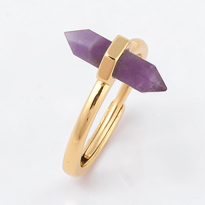 crystals for the crown chakra, amethyst ring for stress and overthinking. Shop in-store or online with Zen Collection Metaphysical Store Canada