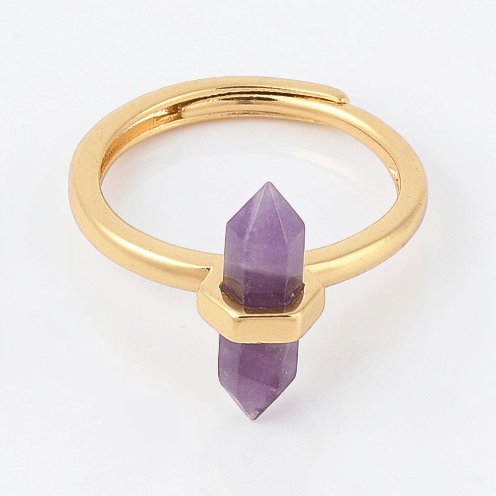 crystals for the crown chakra, amethyst ring for stress and overthinking. Shop in-store or online with Zen Collection Metaphysical Store Canada