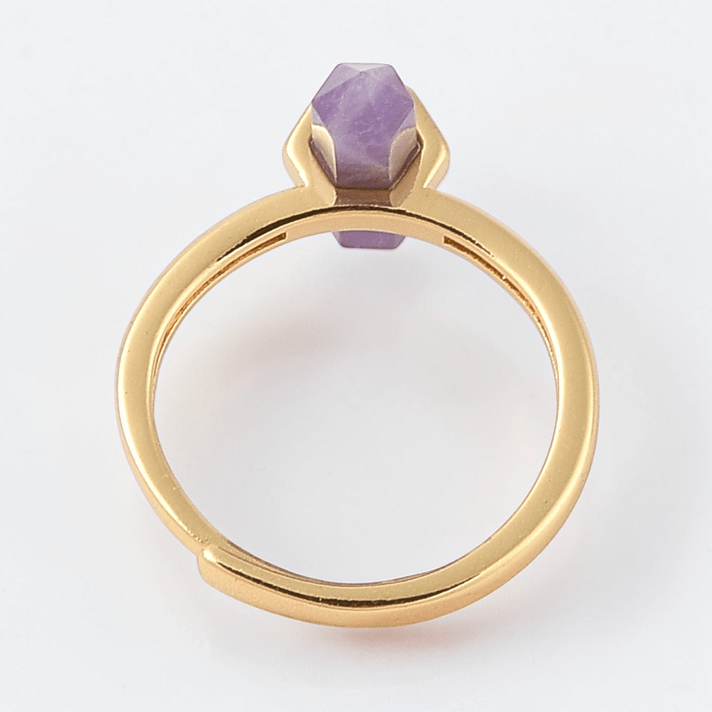 crystals for the crown chakra, amethyst ring for stress and overthinking. Shop in-store or online with Zen Collection Metaphysical Store Canada