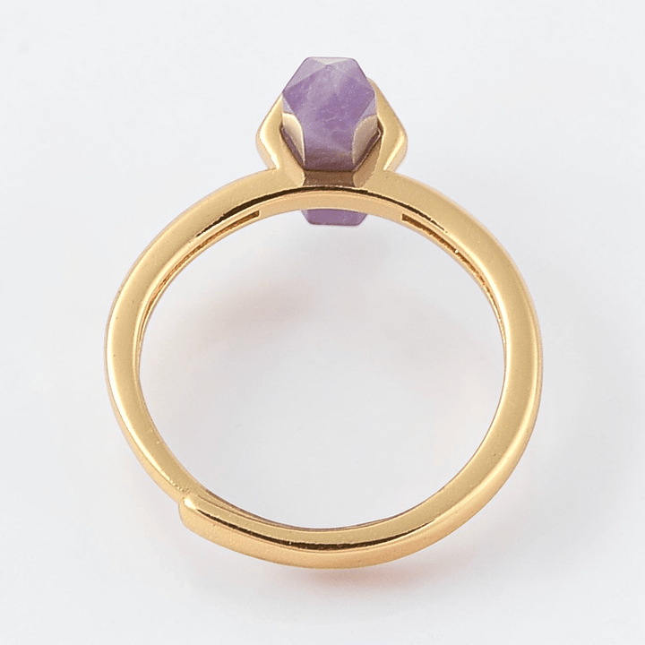 crystals for the crown chakra, amethyst ring for stress and overthinking. Shop in-store or online with Zen Collection Metaphysical Store Canada