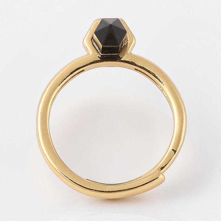 black obsidian ring for root chakra and black stone for protection. Shop in-store or online now with Zen Collection Canadian Metaphysical Store