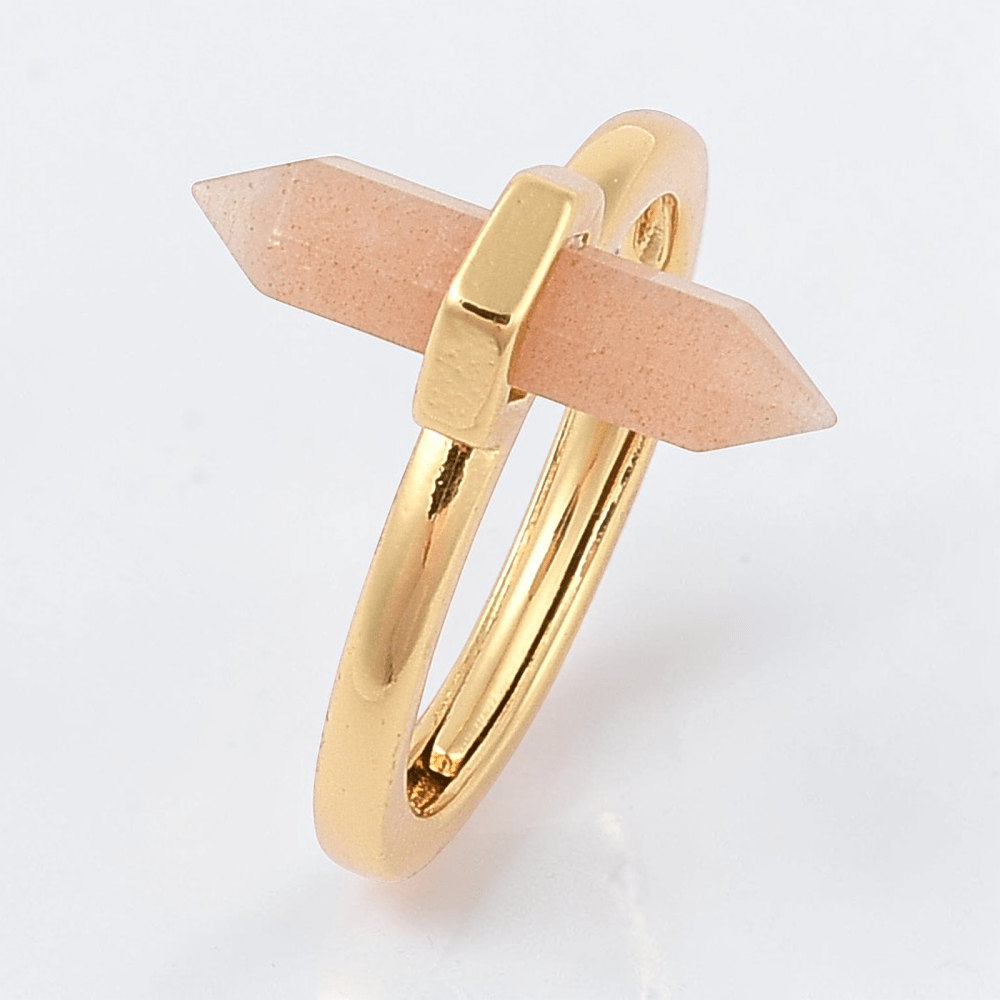 natural sunstone ring for the sacral chakra . Shop in-store or online now with Zen Collection Canadian metaphysical store