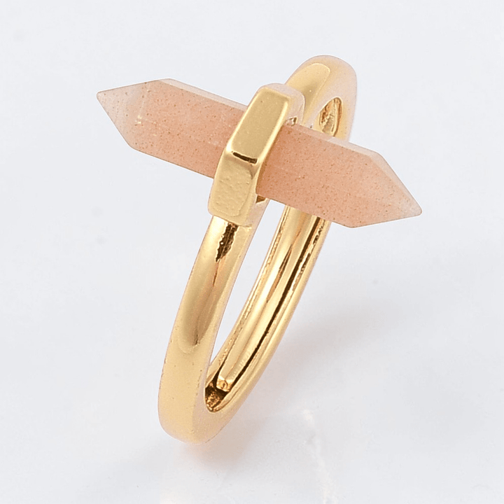 natural sunstone ring for the sacral chakra . Shop in-store or online now with Zen Collection Canadian metaphysical store