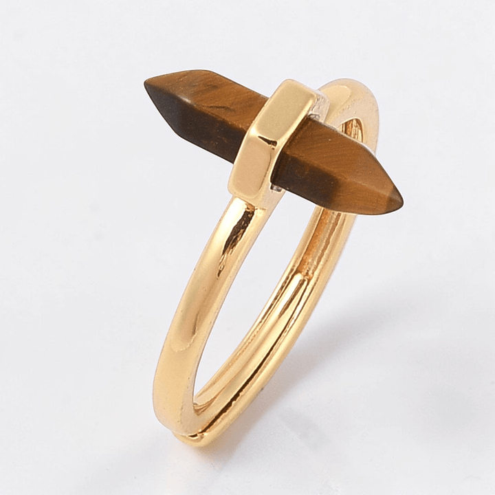 crystals for the solar plexus tigers eye ring for confidence and focus. Shop in-store or online at Zen Collection Metaphysical Store Canada