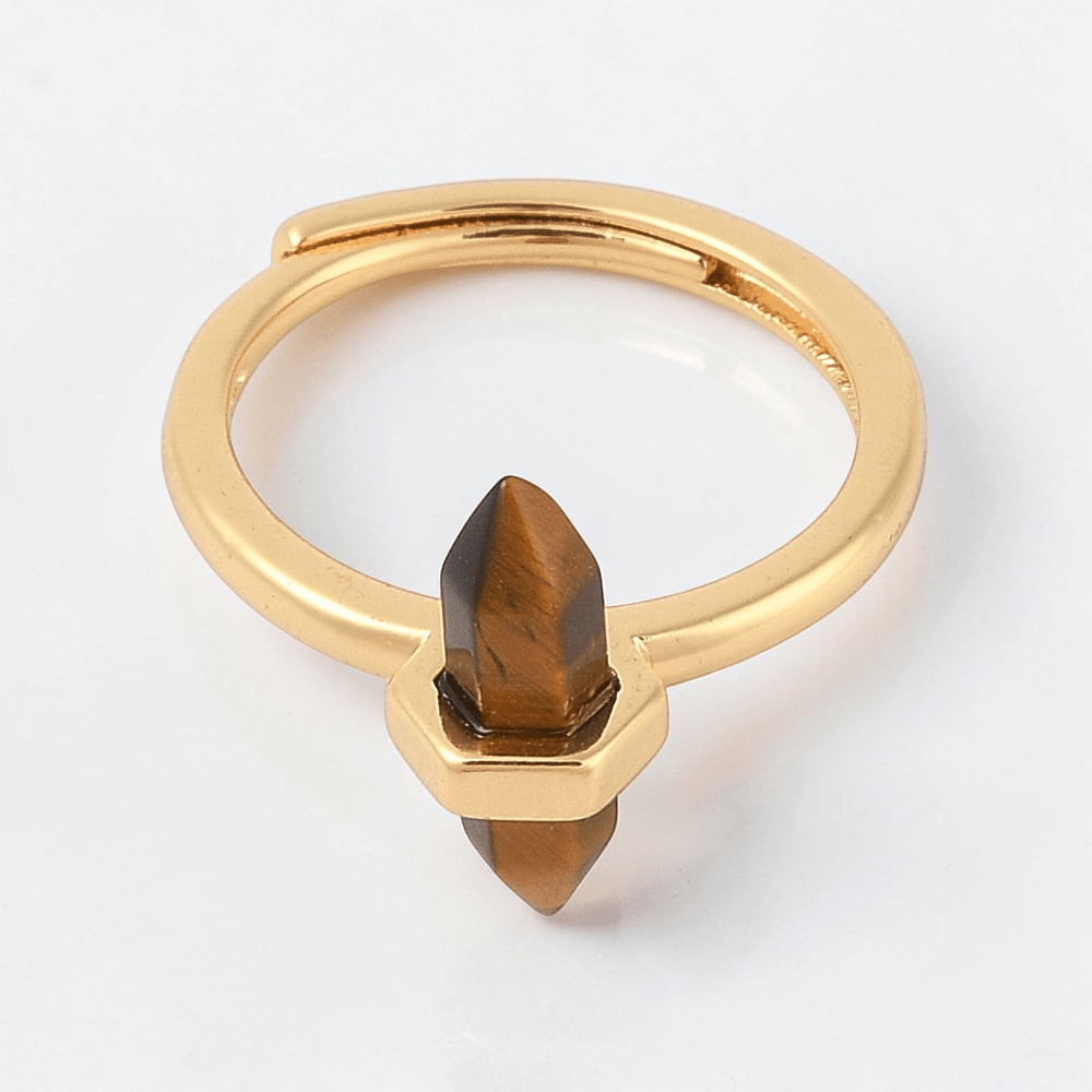 crystals for the solar plexus tigers eye ring for confidence and focus. Shop in-store or online at Zen Collection Metaphysical Store Canada
