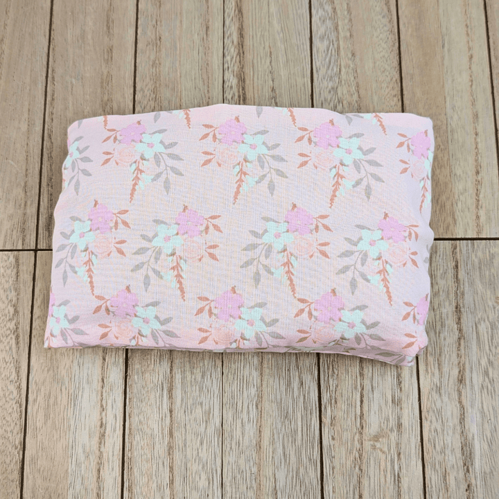 Dusty Rose neck wrap for tension relief and relaxation