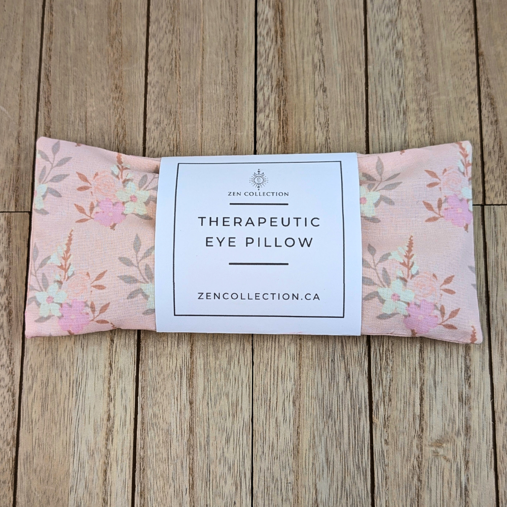 Dusty Rose aromatherapy pillow set with natural herbs