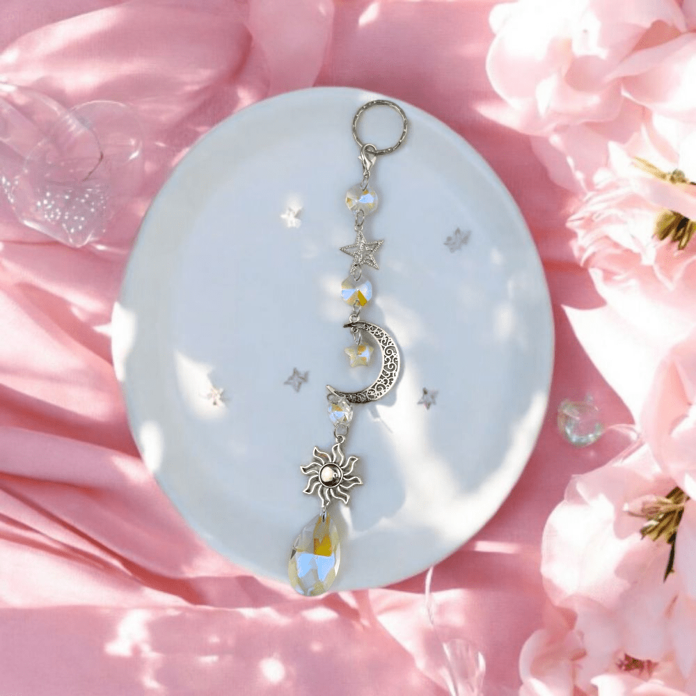 Ethereal celestial sun catcher