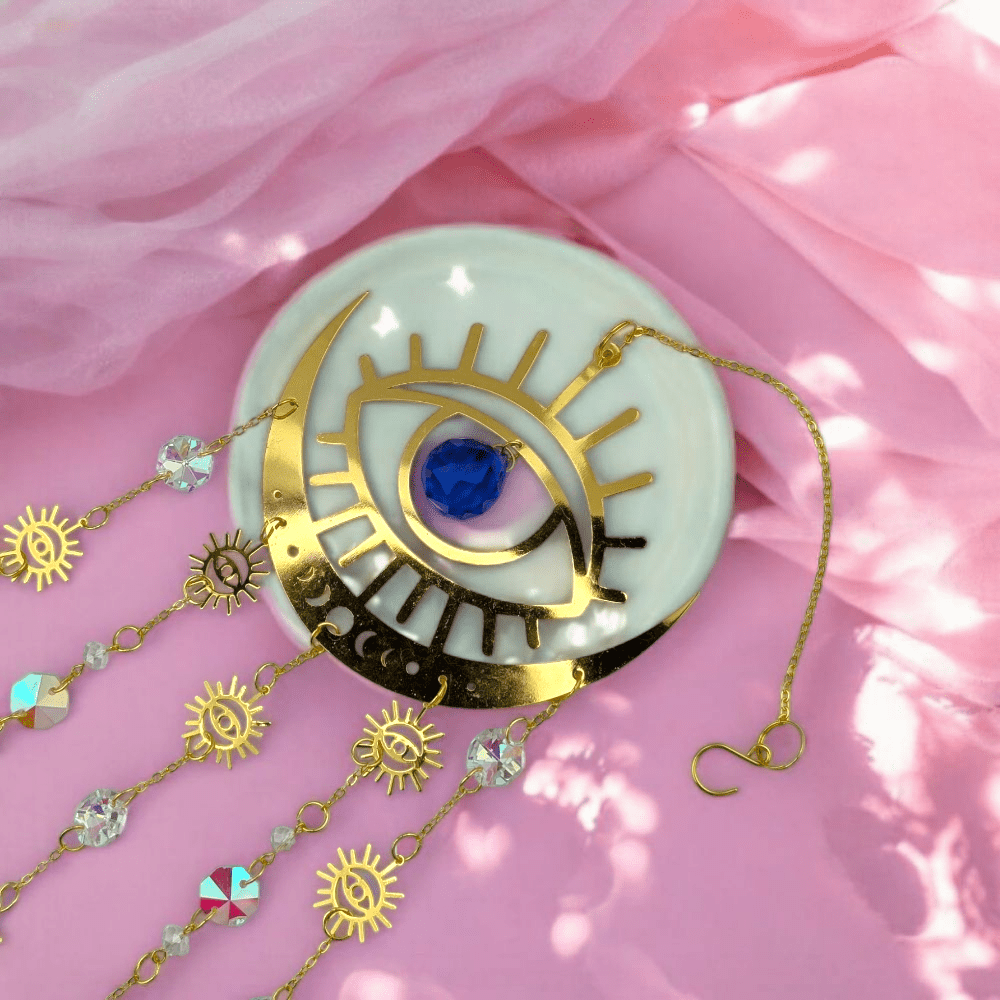Spiritual sun catcher for protection and clarity