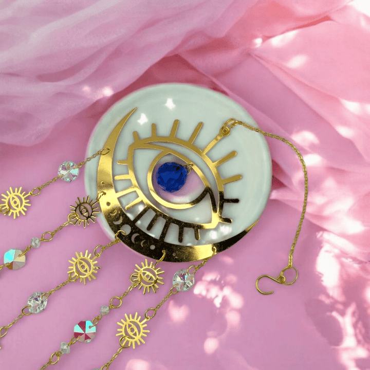 Spiritual sun catcher for protection and clarity