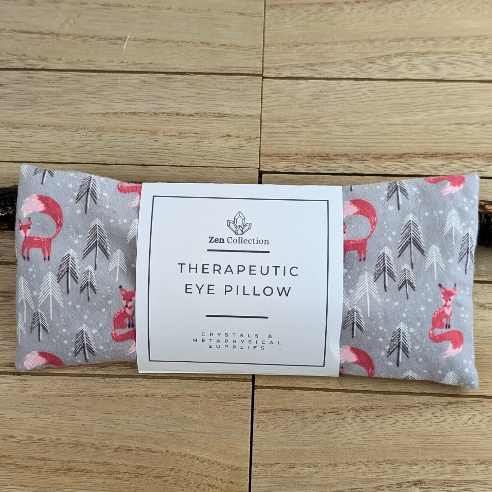 Zen Collection’s soft flannel eye pillow for relaxation and mindfulness