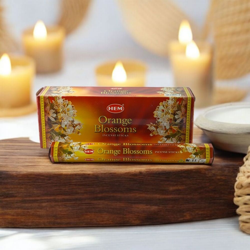 HEM Orange Blossom Incense Sticks – Sweet, Floral, and Uplifting Aroma