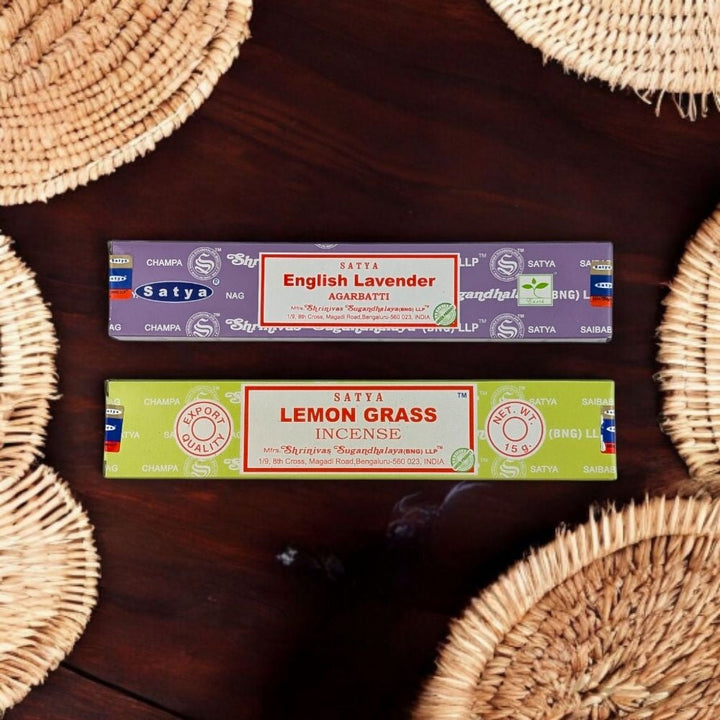 Gemini Zodiac Incense Set – English Lavender &amp; Lemongrass for Focus &amp; Relaxation