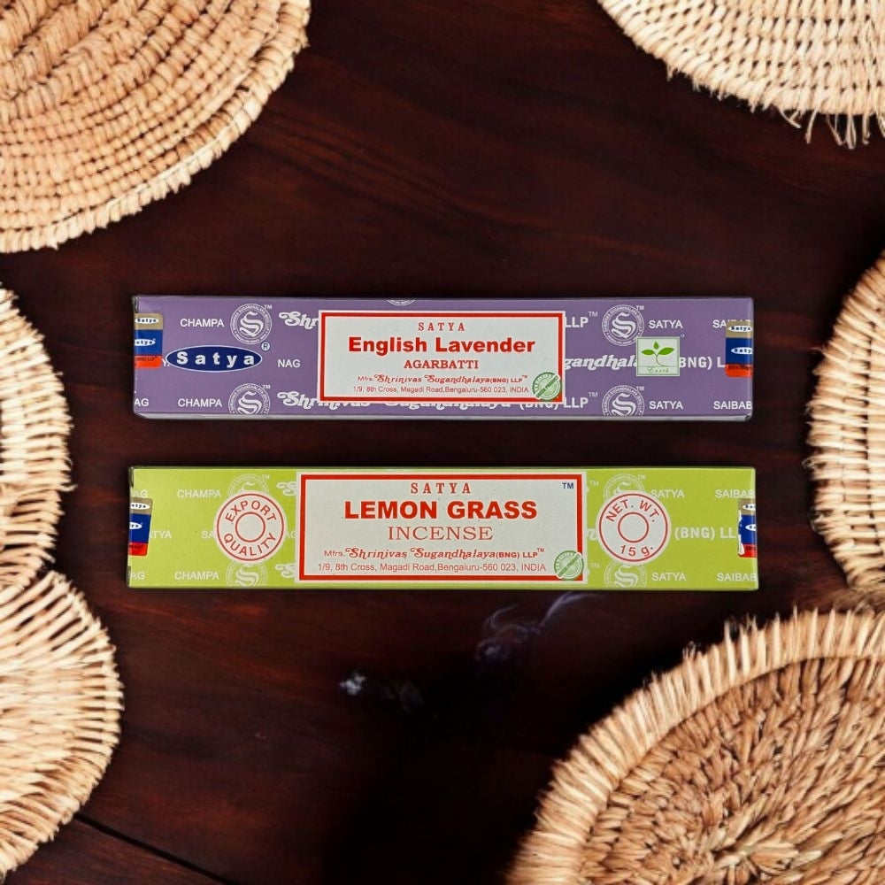 Gemini Zodiac Incense Set – English Lavender & Lemongrass for Focus & Relaxation