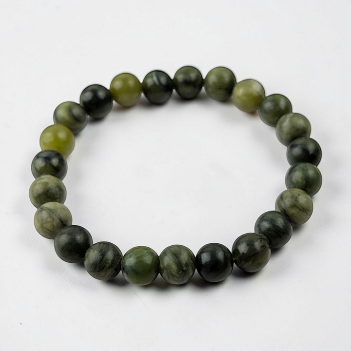 Bracelet de jade vert