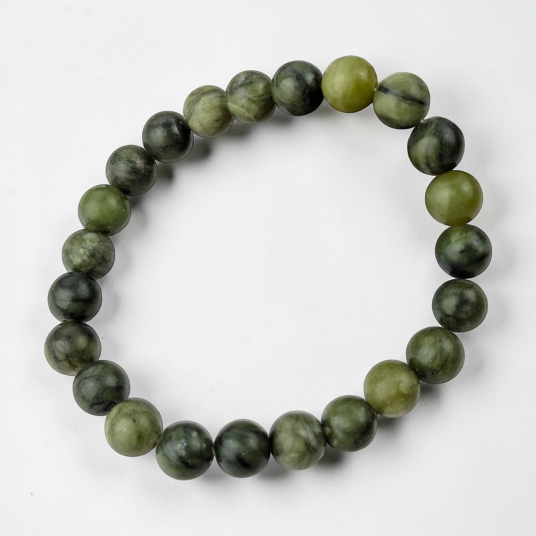 Bracelet de jade vert