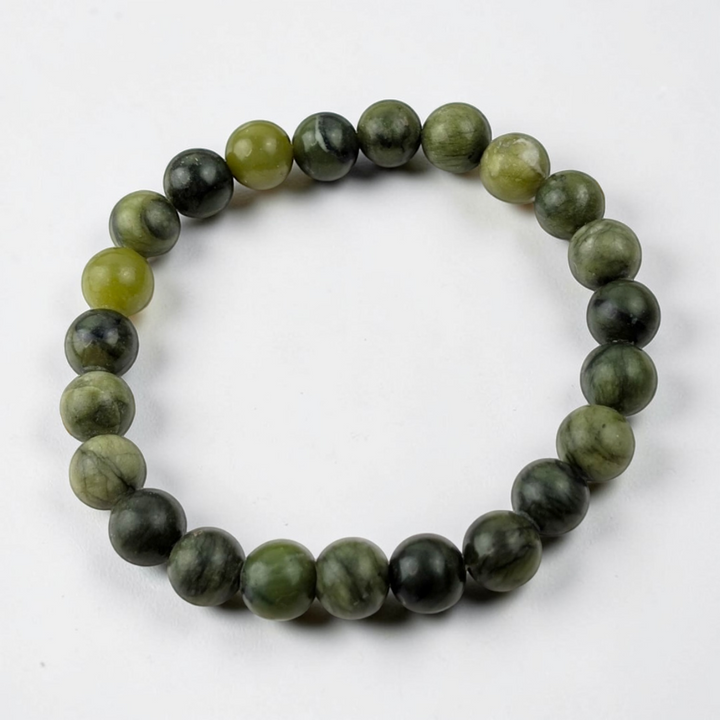 Bracelet de jade vert