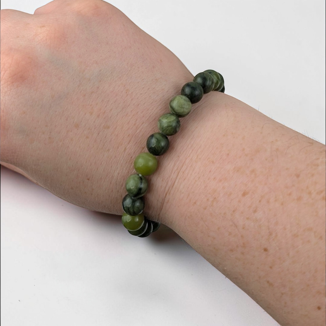 Bracelet de jade vert