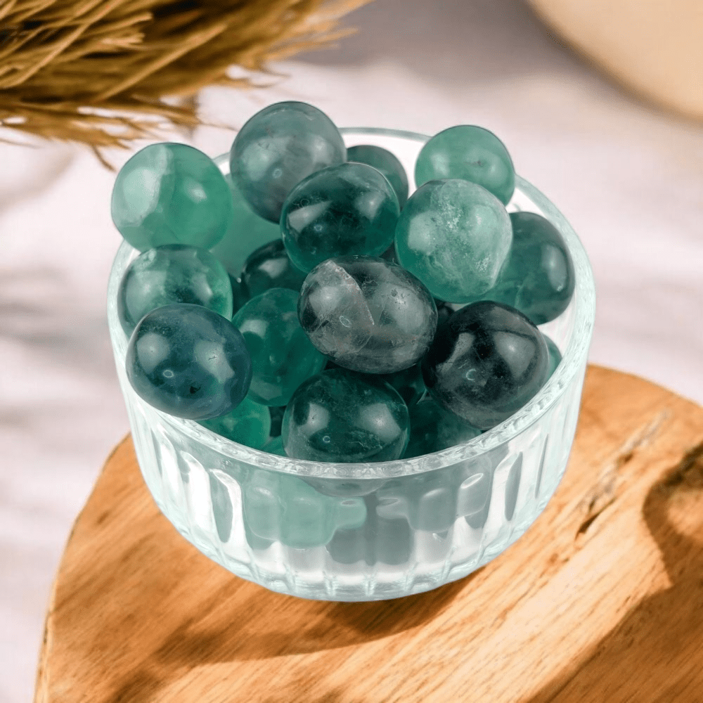 Fluorite tumble from metaphysical shop in Canada