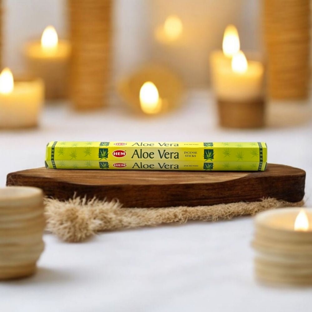 HEM Aloe Vera Incense – 20 Stick Pack for Relaxation &amp; Renewal