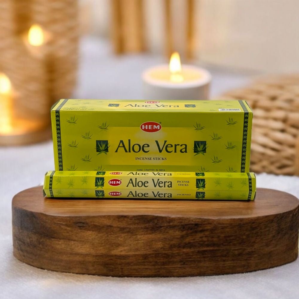 HEM Aloe Vera Incense Sticks – Light, Fresh & Purifying Aroma