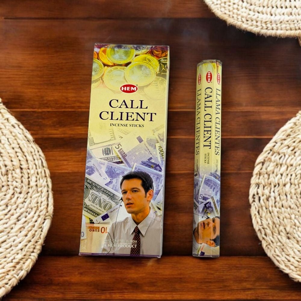 HEM Call Client Incense Sticks – Warm, Inviting, and Success-Enhancing Aroma